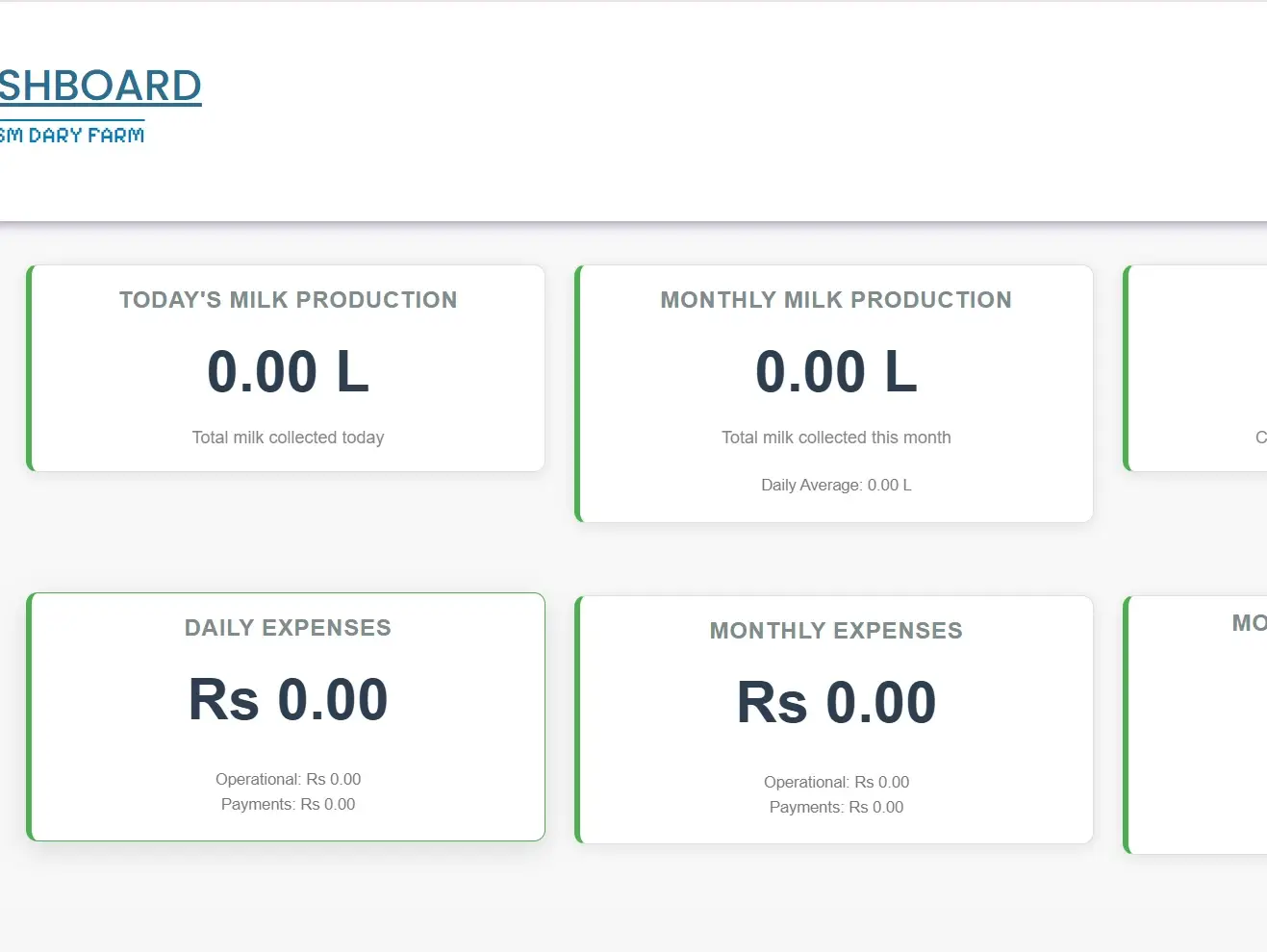 SM DairyFarm Management System