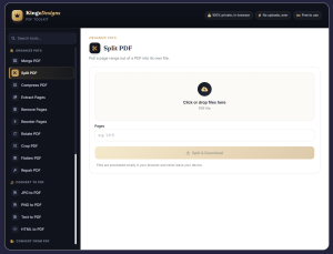 PDF Toolkit online tool for merging, splitting, compressing, converting, and editing PDF files